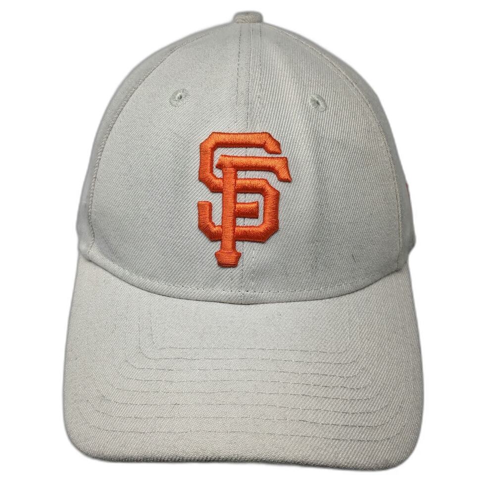 New Era MLB San Francisco Giants Baseball Cap Beige Orange One Size Strapback SF